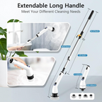 Electric Spin Scrubber – IPX7 Waterproof Cordless